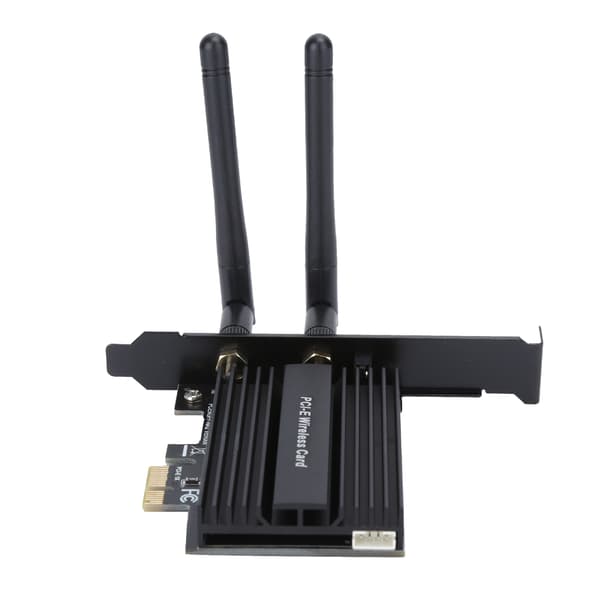 PCI Express WiFi 6-adapter 3000 Mbps til Intel AX200 Pro 802.11ax 2.4G/5Ghz til Bluetooth 5.0 Sort