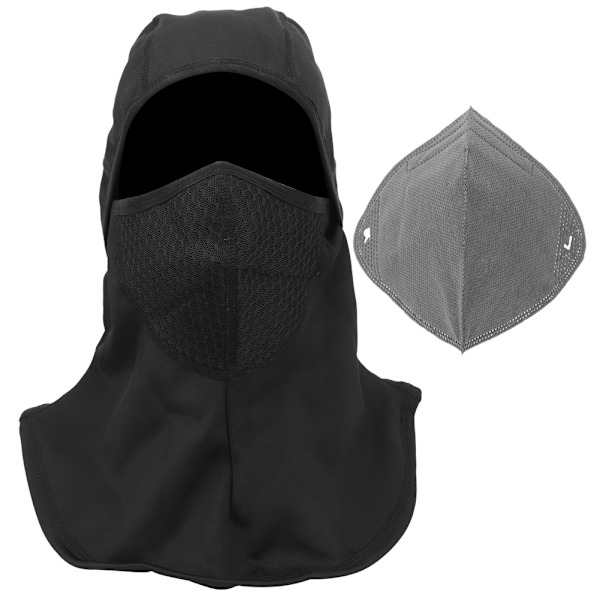 Unisex Cycling Polyester Head Face Cover Outdoor Sports Windproof Waterproof Warm HatBlack classic