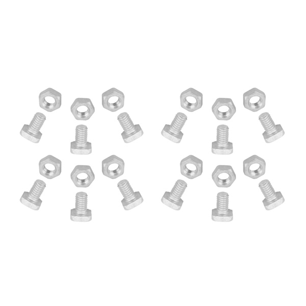50 kpl alumiinimutterit 50 kpl pultit set kasvihuoneeseen