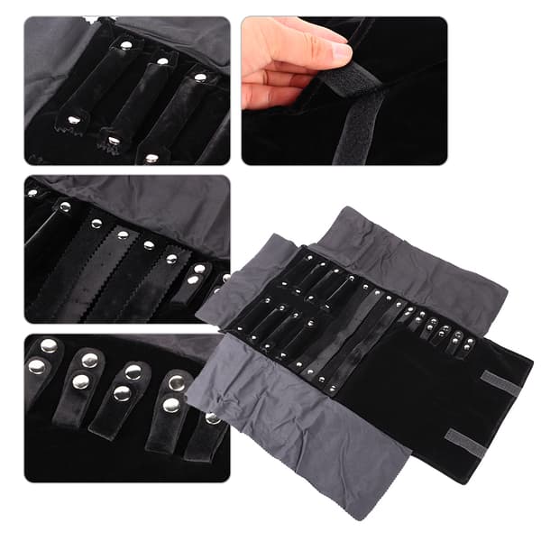 Multifunktionel smykkeopbevaringspose øreringe halskæde armbånd organizer holder