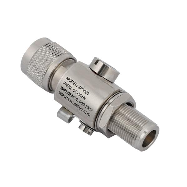 N hane till N hona koaxial blixtspänningsskydd Alla bandskydd DC3GHz överspänningsskydd