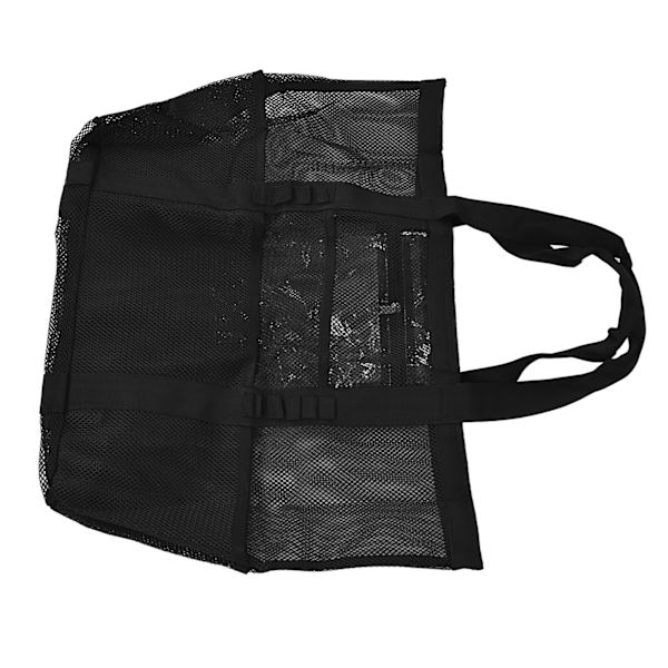 Strandvesker Mesh Oxford Cloth Oversized Oppbevaringsvesker for Strandpiknik Grill Camping