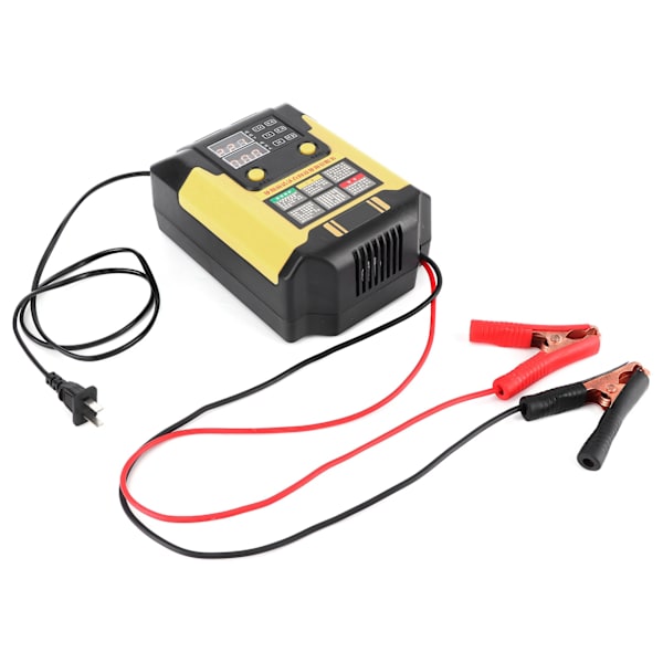 Bilbatterioplader 12‑24V 20‑200AH Intelligent Puls Reparationsværktøj CN 160-250V