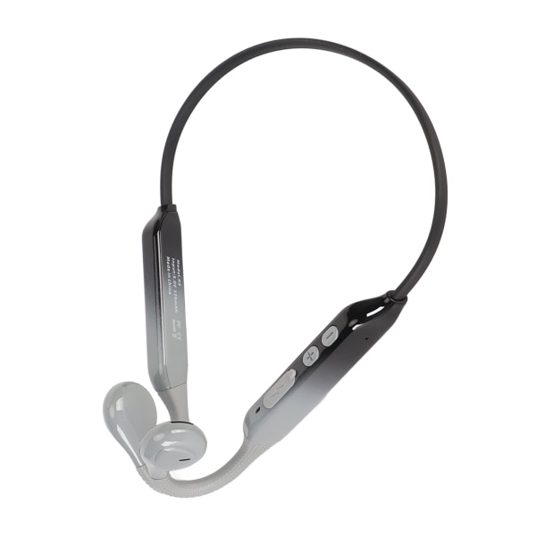 Open Ear Bone Conduction -kuulokkeet Bluetooth 5.0 sisäänrakennettu mikrofoni IP56 vedenpitävät langattomat urheilukuulokkeet juoksuun musta harmaa