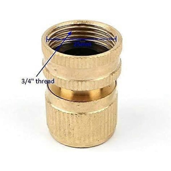 3/4\" Han Gevind Messing Hun Gevind Hurtigkoblinger Havevandings Tilbehør Bilvask Slangefittings