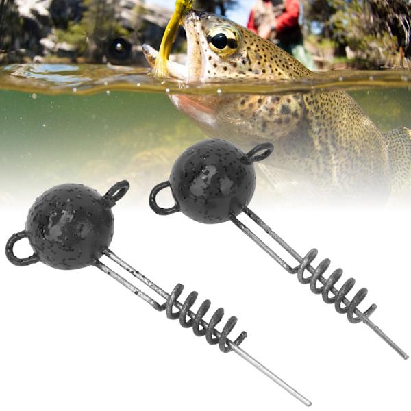 2 ST 10G/20G/30G/50G Skruv Fast Jig Mjuka sänkor Fiskedrag Beteverktygstillbehör