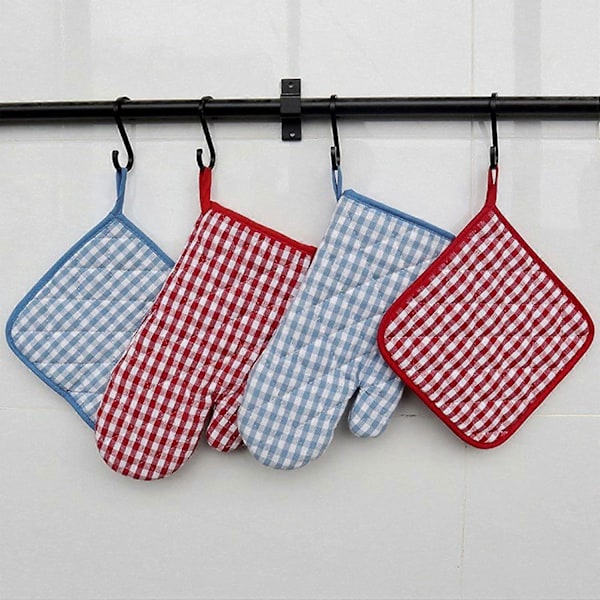 Chef Pinch Glove 4-pack Skållningsskyddshandskar Barn Kökshandskar Isolering Förtjockad Ugn