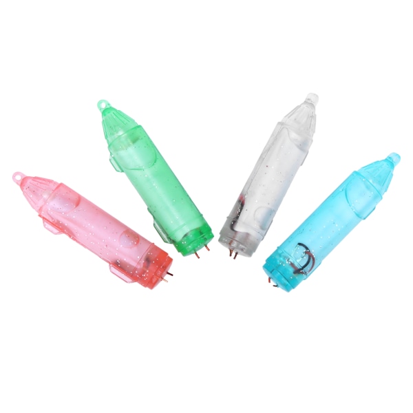 4 stk LED Undervannsfiskelys Nattlampe Lure Attractor Lure Bait Deive Tool