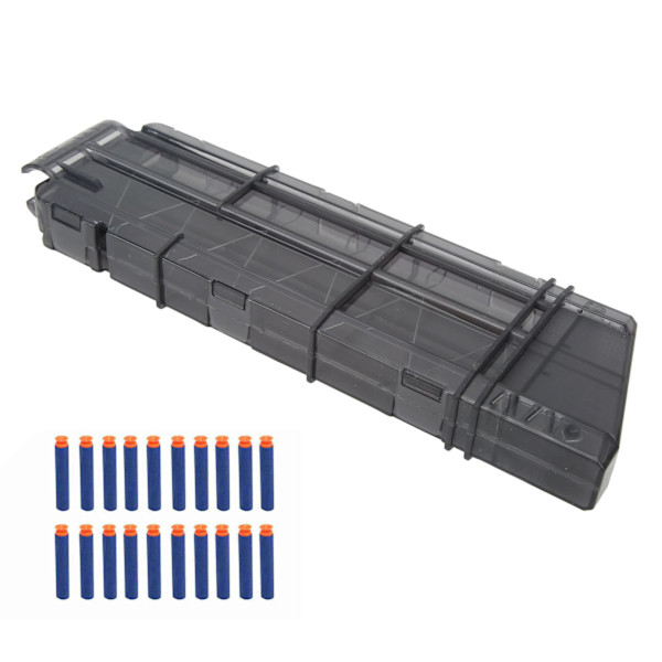 12Darts Quick Reload Magazine Clip Plast Shakeproof Shoot Toy Accessory för Aurora Series ULTRA Black