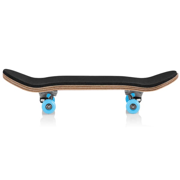 1 st lönn trälegering fingerboard finger skateboard med låda minska tryck presenter ljusblå
