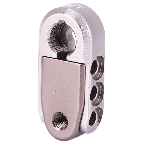 Aluminiumslegering 24T tænder servostyringsarm til 1/8 1/10 RC bilmodel (titanium N10308T)