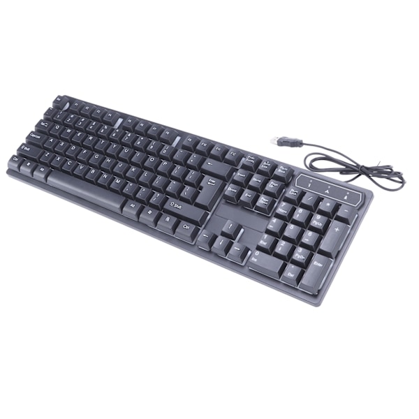Tastatur Farverigt Lys Stabilt 104 taster Suspenderet Keycap Kablet Mekanisk Gaming Keyboard