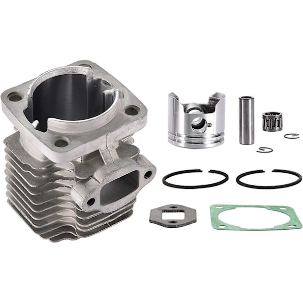 Erstatning for 47cc sylinder- og stempelmonteringssett, erstatning for 2-takts motor mini quad motorsykkel motorsylinderhoder