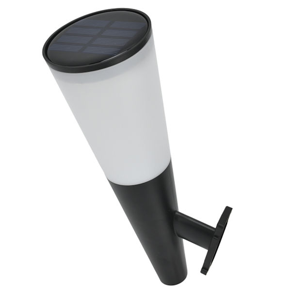 Solar vegglampe LED 2-farget lys IP65 vanntett for utendørs gårdsplass korridor hage trappegate
