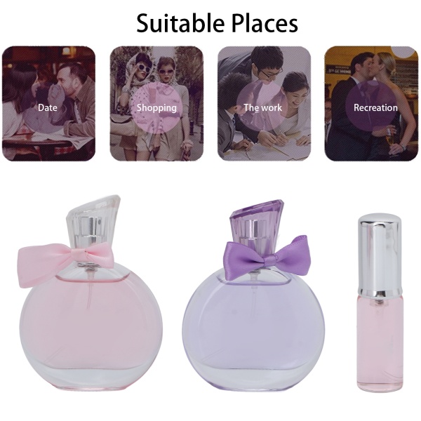 Parfym spray glasflaska hona Långvarig blommig doft parfym present för flickor kvinnor
