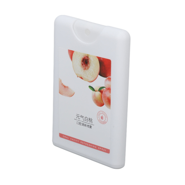 Dålig andedräkt Spray Persika Smak Långvarig Uppfriskande Fin Mist Munvård Spray 20ml