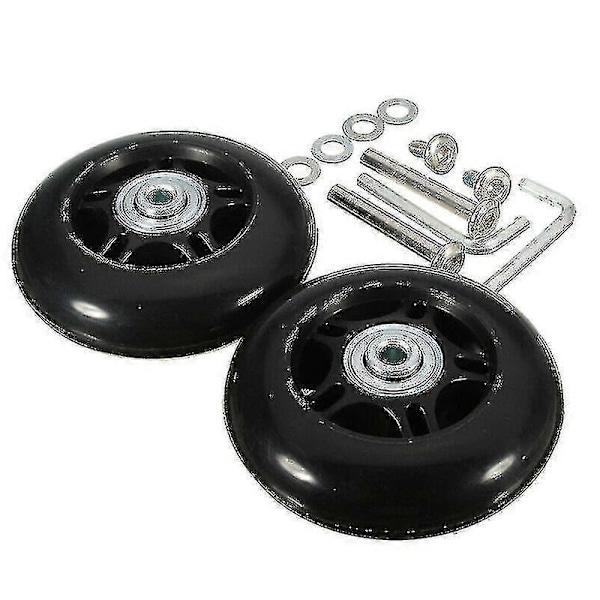 Hiljainen matkalaukun pyörä Universal Wheel Rubber Runner Matkalaukun laakerin korjaussarja -45mm*18mm Zekai 50mm*18 mm