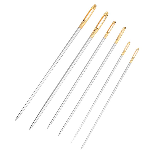 6 st 5,7/6,2/6,9 cm set Hushållsreparationskläder Handstickat nålsats