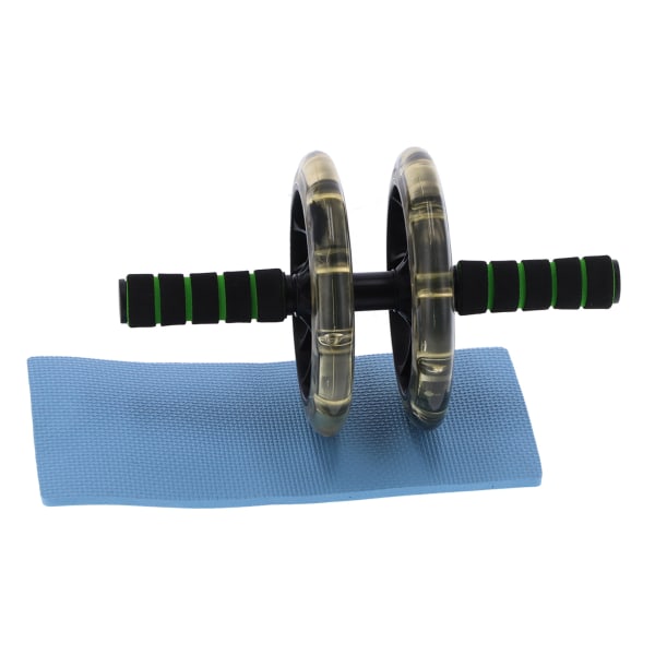 200 mm magehjulsrulle sklisikker doble hjul treningsrulle for kjernetrening