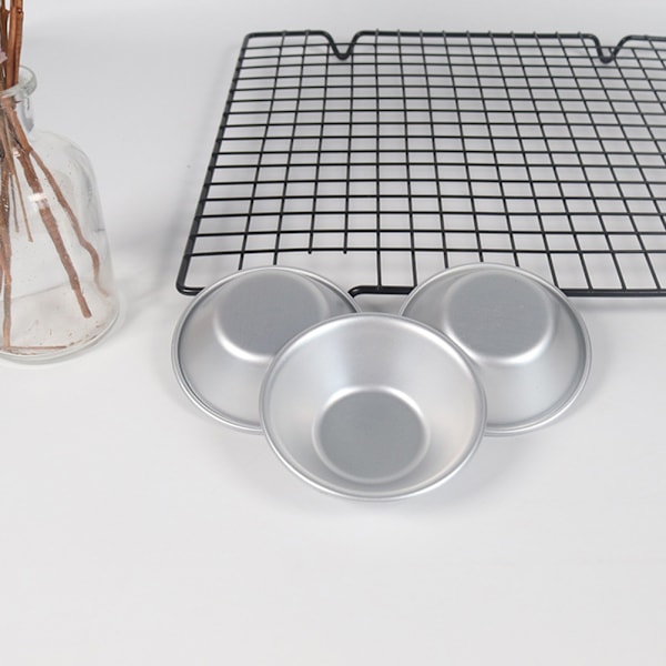 10 stk. æggeforme i aluminiumlegering til kagemuffins og tærteforme