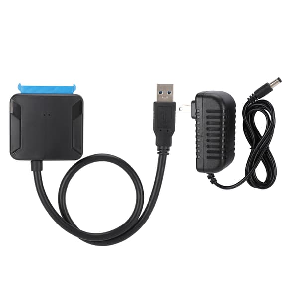 UASP SATA TILL USB 3.0-omvandlarkabel SSD-adapterutrustning 100‑240V US-kontakt