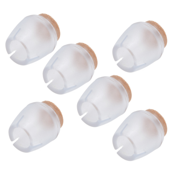 32 st halkfria möbelbensskydd Mute silikonbord stolsbensskydd golvskydd transparent