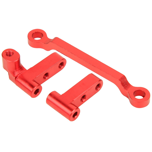 Aluminiumslegering styrestang passer til 1/18 A949 A959-B A969 A979 K929 RC-bil rød