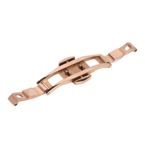 Fjärilsspänne roséguldlegering keramiskt volframstål 5 X 15 watch för utbyte