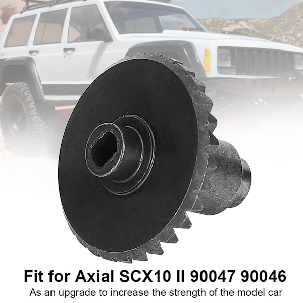 Rustfritt stål spiralformet konisk gir 8T 30T Passer for Axial SCX10 II 90047 90046 RC-bil