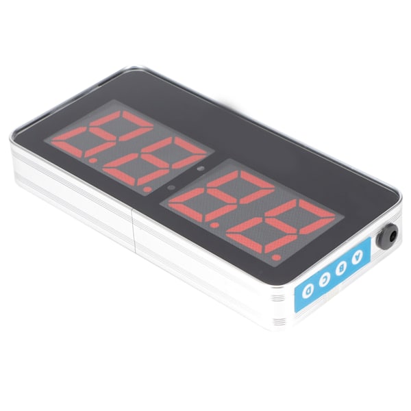 Modern USB-driven lysande LED-klocka för hem, vardagsrum, kök, kontor, DC5V EU-kontakt 110-220V