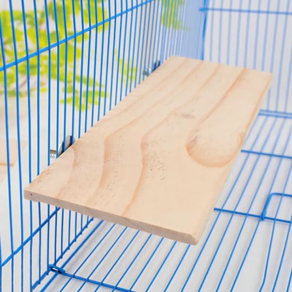 13*28cm Egern Hamster Træ Stand Platform Legetøj Kæledyr Hoppe Klatring Springbræt Legetøj
