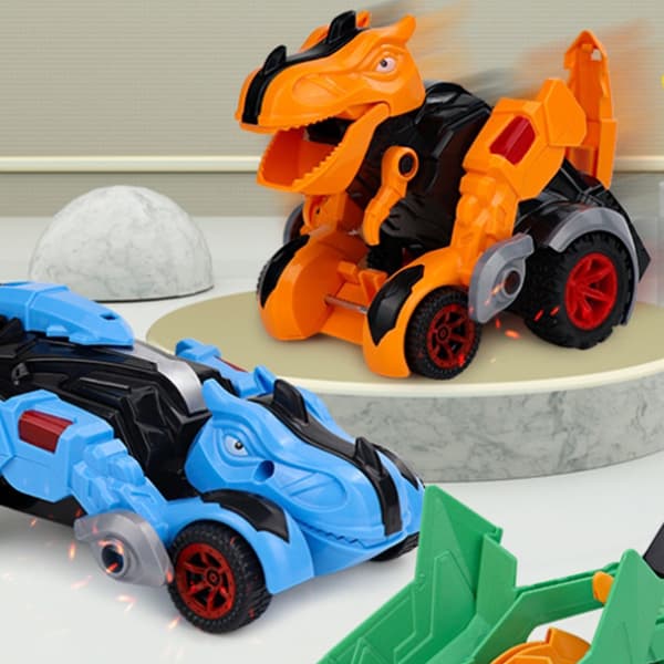 Deformerbare dinosaurbil-leker Manuell deformerbar billeke for barn Bursdagsgaver