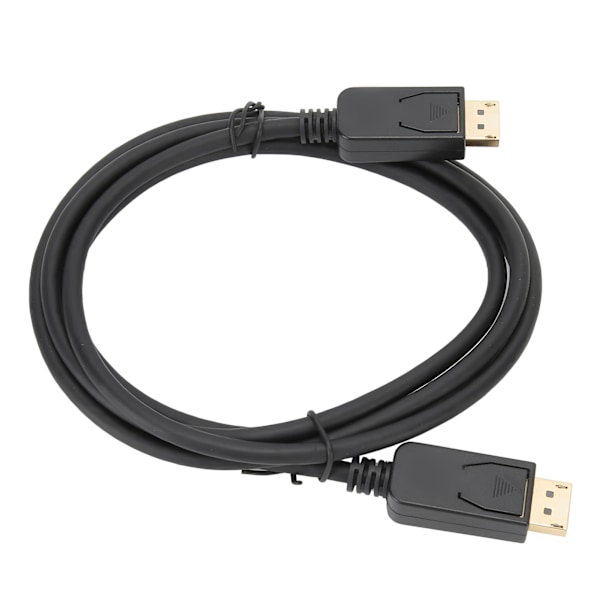 Professionell DP-adapter videokabel 1,8 m DP till DP-kontakt för bärbar dator TV-projektor