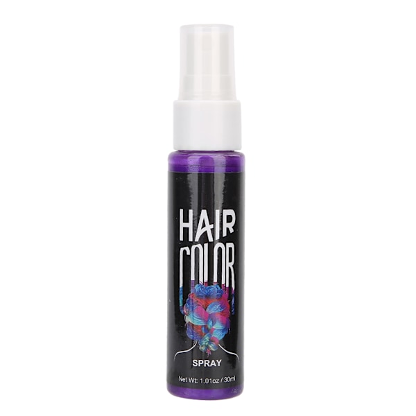 Hårspray for midlertidig hårfarging - Rask hårstyling og modellering for klubb- og festbruk - 30 ml - Lilla