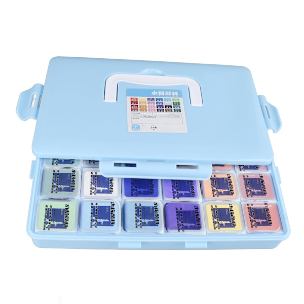 24 farver gouache maling sæt 30 ml hver gelé kop design guache maling til begyndere studerende kunstnere til lærred akvarel papir