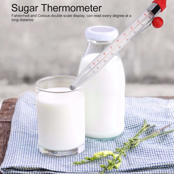 Hög precision transparent PVC-hölje mat socker godis termometer kök tillbehör