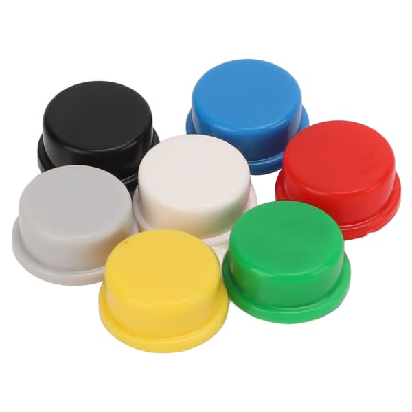 350 stk. trykknapkapper industriel momentan taktil kontrol 7 farver til breadboard A24