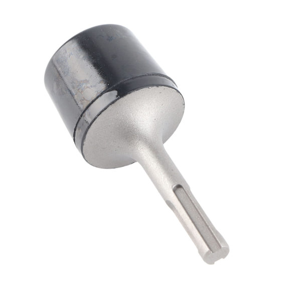 Erstatningshode for elektrisk hammer, rundt skaft, metallslaghode for borhammer