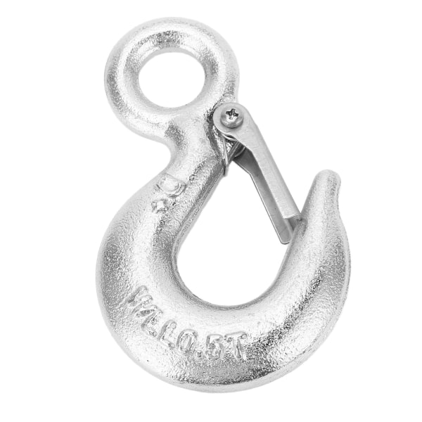 Grab Hook 0.5T Heavy Duty S304 Rostfritt Stål Kran Lyft Rigging Tillbehör Ersättning