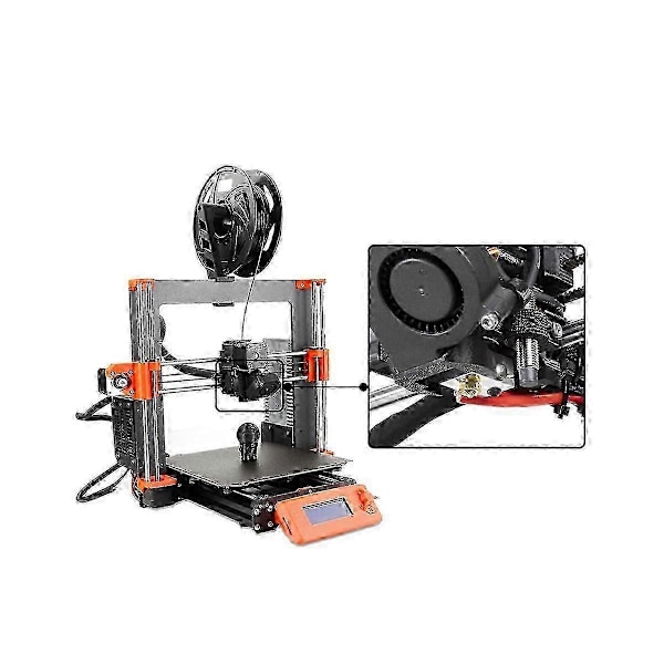3D-skrivardelar Prusa MK3S+ Extruder Munstycke Värme Aluminium Snabb Slang Kit Högtemperaturbeständig