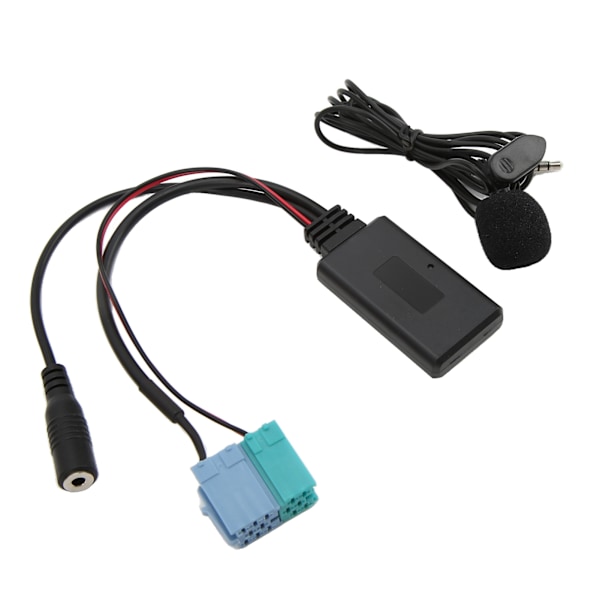 6+8 Pin Bluetooth AUX IN Adapter Hands Free Mikrofon Ersättning för Fiat Bravo för VISTEON Radio Sedan 2007