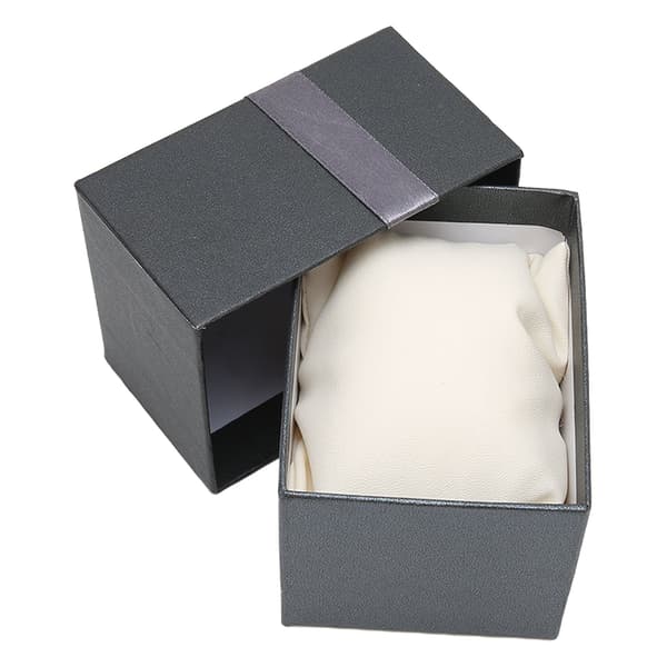 Klockförvaringslåda Rosett Klockfodral Klockpresentförpackning för Jul Jubileum Födelsedag Svart