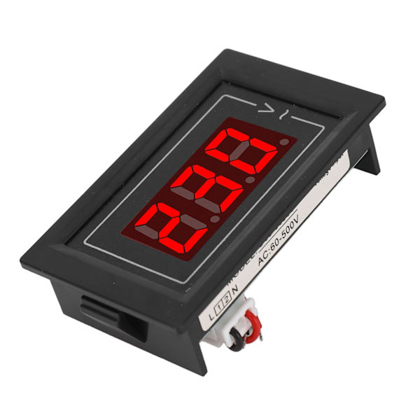AC Displaymätare Digital Spänningsmonitor Liten Panel 1 Fas Voltmeter Multimeter AC60‑500V