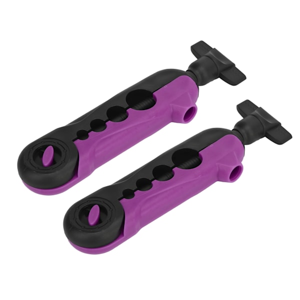 2PCS Mini Line Spooler Bärbar Justerbar Fiske Line Spooler Fiske Line Winder Maskin Mini Bobbin Reel Tillbehör Svart Lila