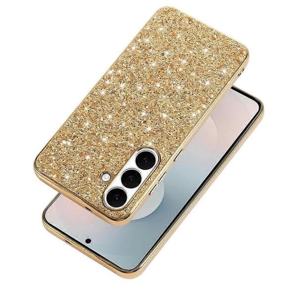 Kompatibel med Samsung Galaxy A37 5G Etui Galvanisering TPU + PC Glimrende Glitter Telefon Bagside