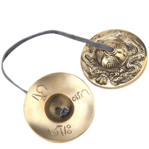 Håndlaget tibetansk meditasjonsklokke buddhistisk perkusjonsinstrument (#3)