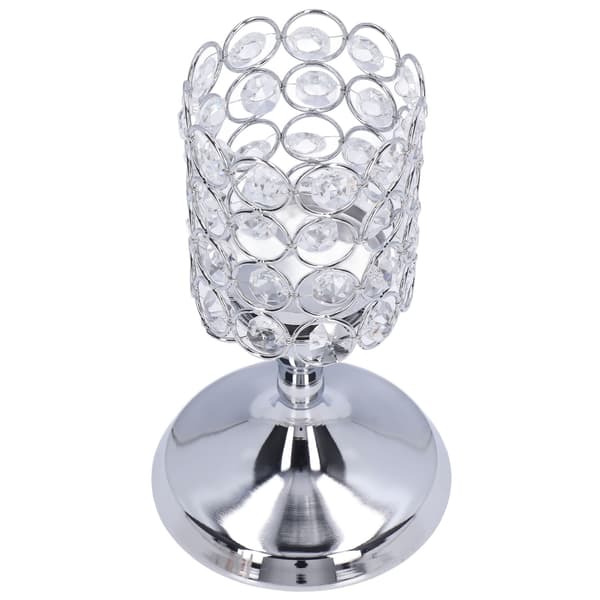 Krystalllysestake Galvaniseringsprosess Utskåret Design Elegant Stil Utsøkt Slitesterk Telysestake