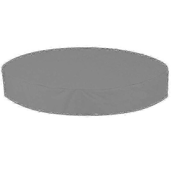 Utendørs Rundt Boblebad Trekk Vanntett Spa Boblebad Trekk Støvtrekk Kaffefarge 160x90cm