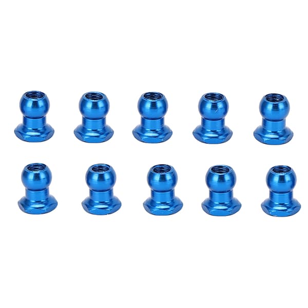 10 STK RC Kulemutter Aluminiumlegering Kulehode RC Låsemutter for Tamiya 53640 1/10 Serie RC Biler