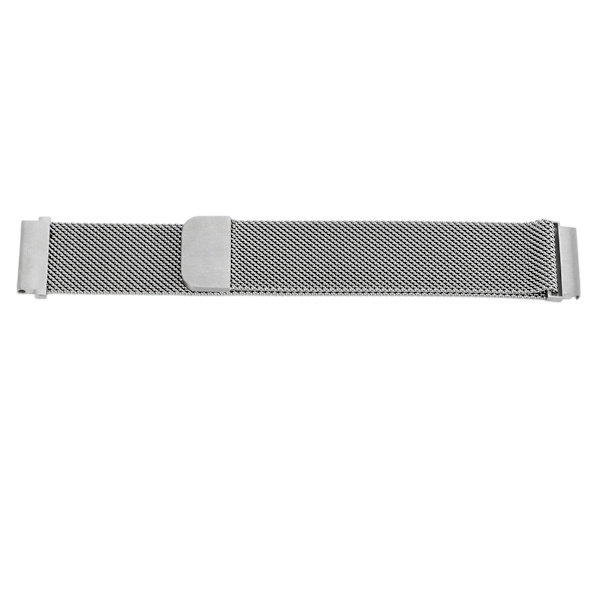 Magnetiskt klockarmband i rostfritt stål med snabbkoppling, hudvänligt och andningsbart klockarmband för Huawei GT2 Silver